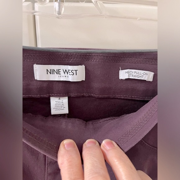 NINE WEST JEANS, HEIDI PULL-ON STRAIGHT, SIZE 4 - Picture 8 of 8